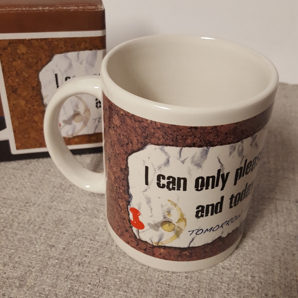 Leanin' Tree Coffee Mug "Please One Person"